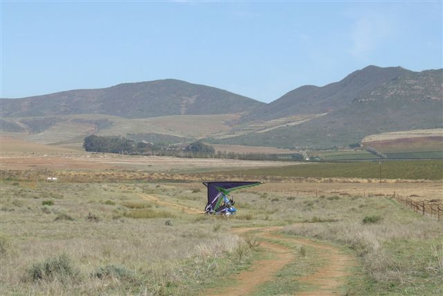 Our landing strip on the far side of the trikes.JPG