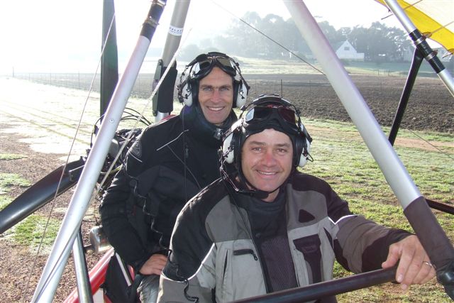 Trygve and Peter who is going solo soon.JPG