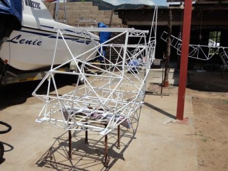 Exp 156 Fuselage Painted.JPG