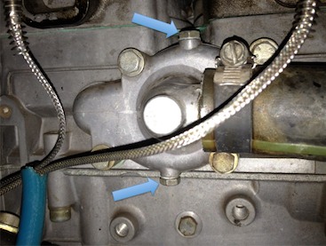 Rotax 582 Coolant Bleeding Nipples - Water Pump.jpg