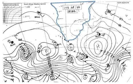 Synoptic Chart - SAWS - South Africa - 13.08.06 00h00Z.jpg