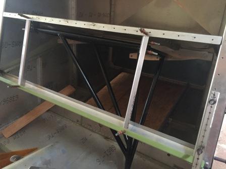 85 Rear seat frame and Flaperon frame mounted.jpg